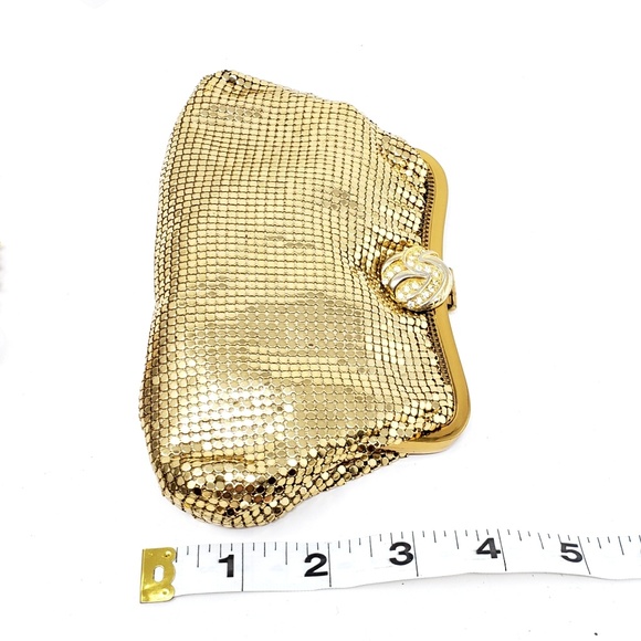 VTG Whiting & Davis Gold Mesh Evening Clutch - Picture 7 of 7